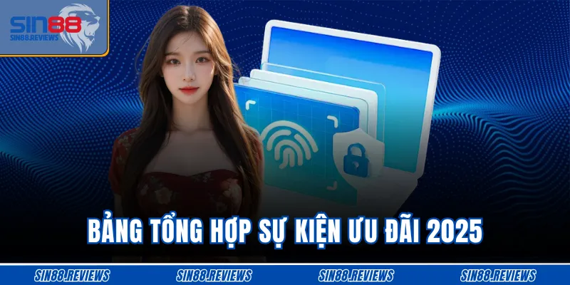 Bảng tổng hợp sự kiện ưu đãi 2025